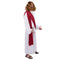 SHENZHEN PARTYGEARS DEVELOPMENT CO. LTD Costumes Jesus Costume for Adults, White Robe with Red Sash 810077658864
