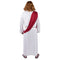 SHENZHEN PARTYGEARS DEVELOPMENT CO. LTD Costumes Jesus Costume for Adults, White Robe with Red Sash 810077658864
