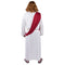 SHENZHEN PARTYGEARS DEVELOPMENT CO. LTD Costumes Jesus Costume for Plus Size Adults, White Robe with Red Sash 810077658871