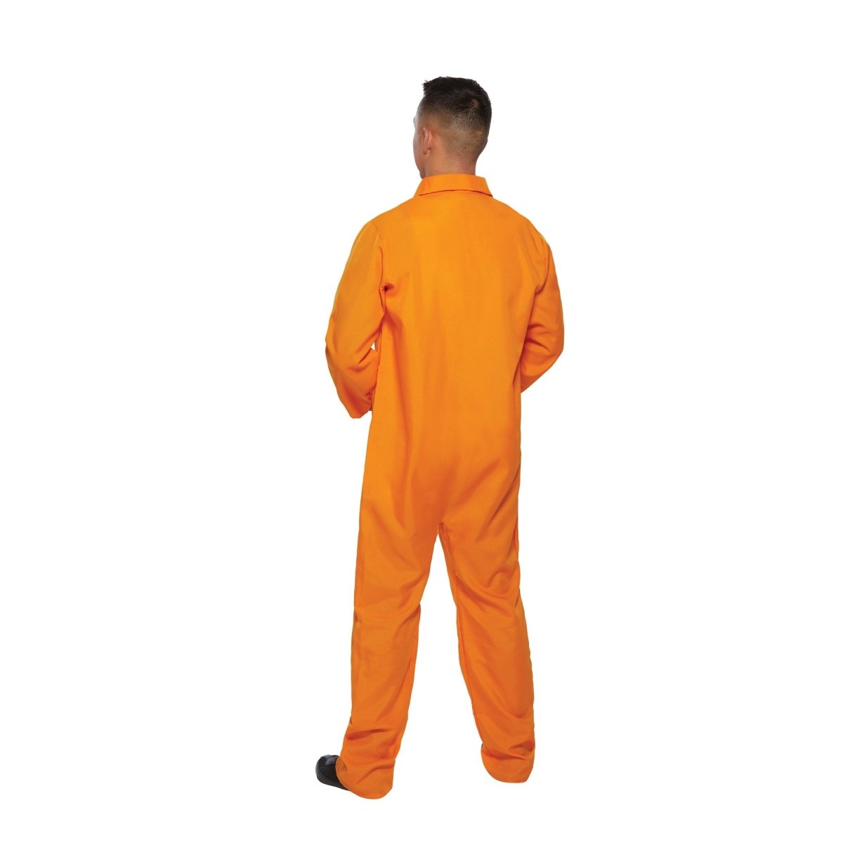 Prisoner Costume for Adults, Orange Jumpsuit Party Expert