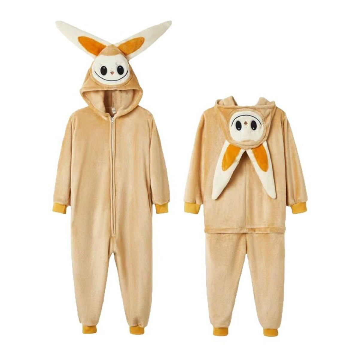 SHENZHEN SMACQWIN CO. LTD Costumes Beige Lafufu Costume for Kids, Hooded Jumpsuit