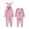 SHENZHEN SMACQWIN CO. LTD Costumes Pink Lafufu Costume for Kids, Hooded Jumpsuit