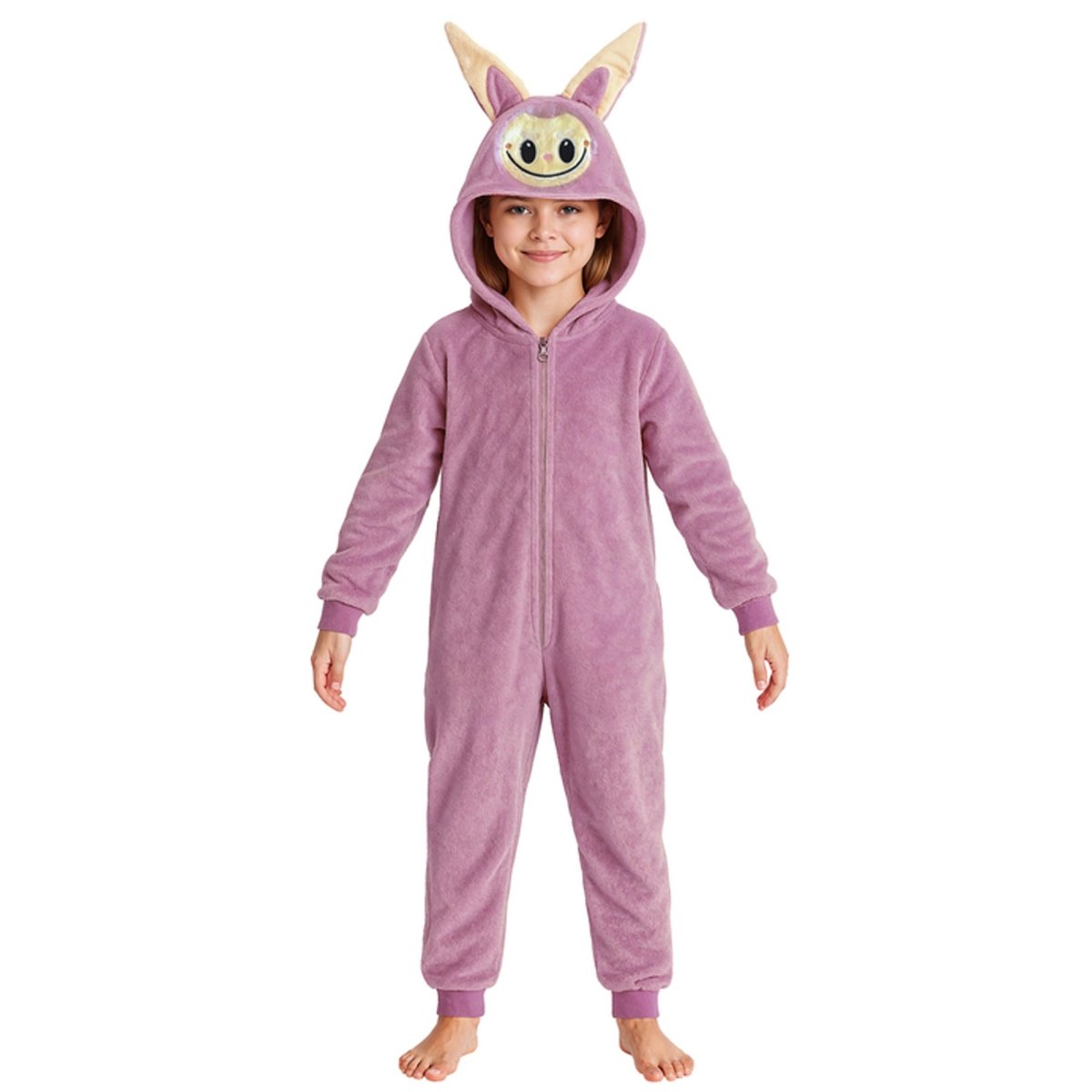 SHENZHEN SMACQWIN CO. LTD Costumes Pink Lafufu Costume for Kids, Hooded Jumpsuit