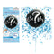 SIU & SONS INT'L TRADING Baby Shower Gender Reveal Latex Balloon with Blue Confetti, 36 Inches, 1 Count 208013624001156