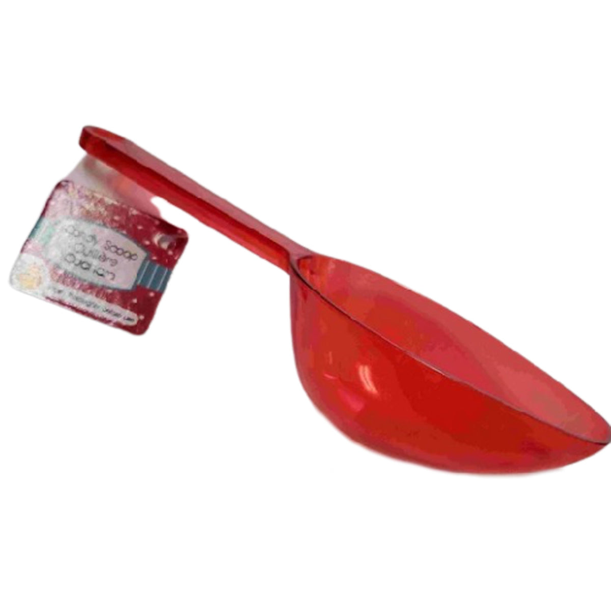 SIU & SONS INT'L TRADING Disposable-Plasticware Mini Red Candy Scoop, 1 Count