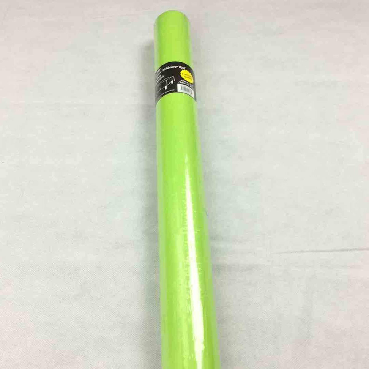 SIU & SONS INT'L TRADING Disposable-Plasticware Plastic Table Cover Roll, Lime Green, 40 x 1200 Inches, 1 Count 801362511735