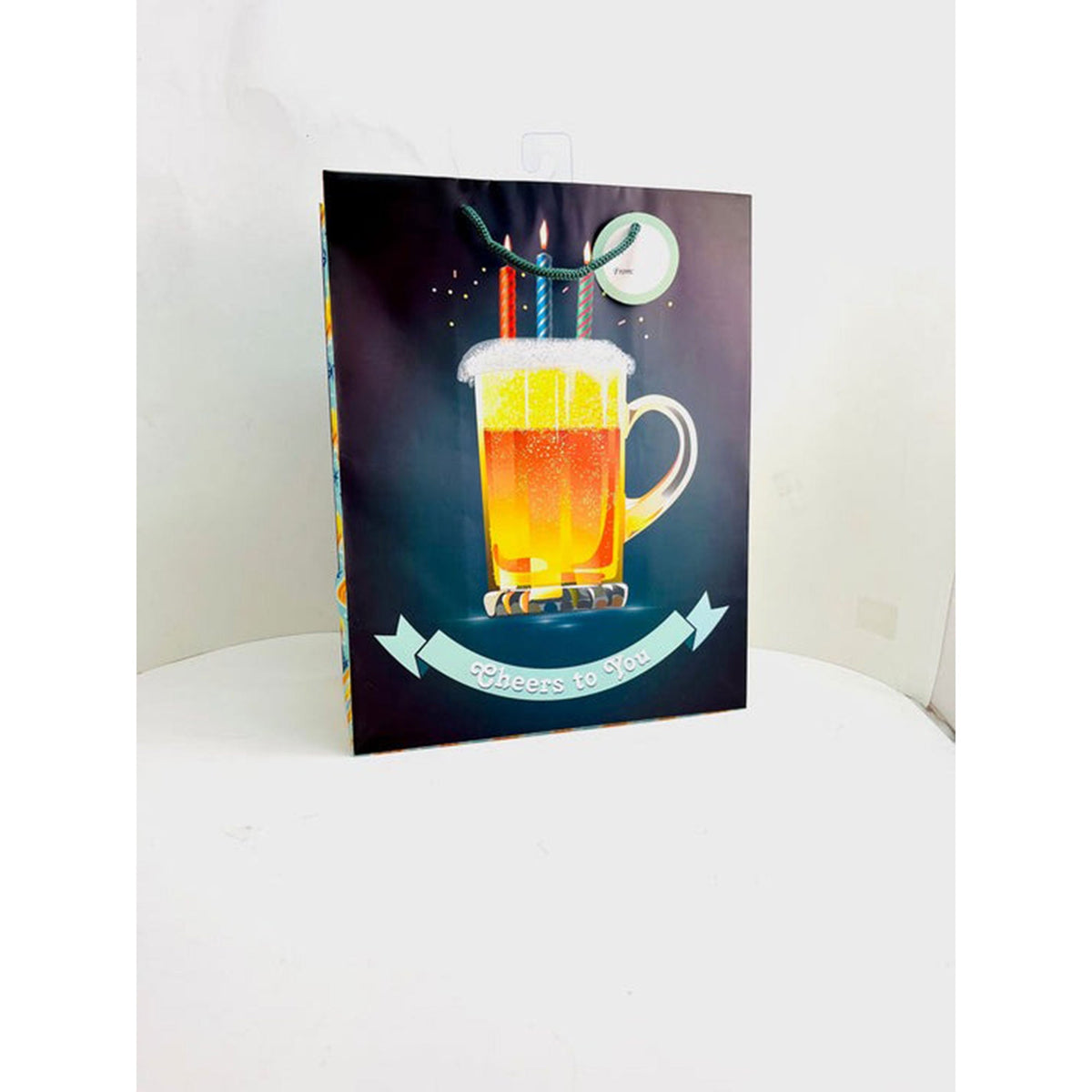 SIU & SONS INT'L TRADING Everyday Entertaining Large Happy Birthday Gift Bag Beer, 10x12 Inches, 1 Count