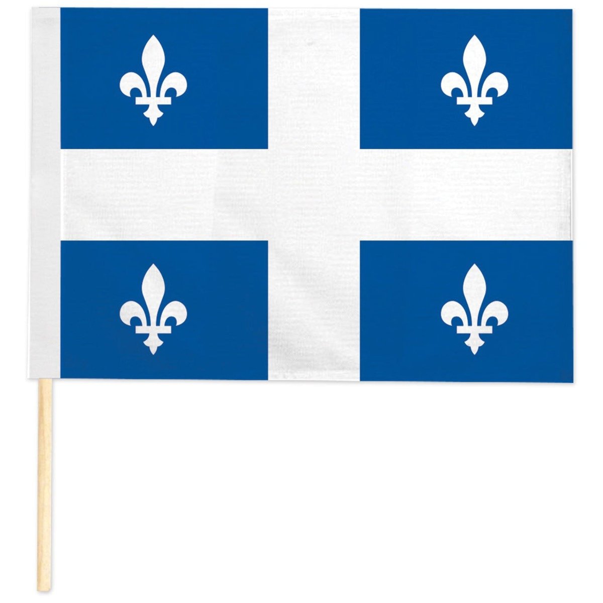 Quebec Flag Rug Quebec Flag, 12 x 18 Inches | Party Expert