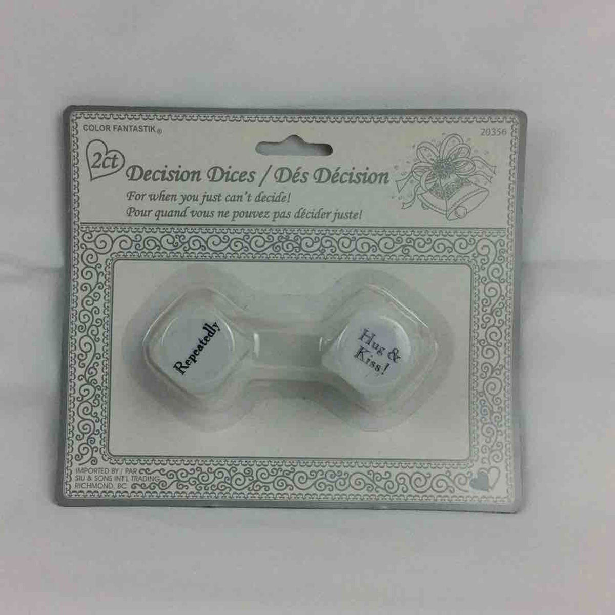 SIU & SONS INT'L TRADING Wedding Wedding Dice Game , 1 Count