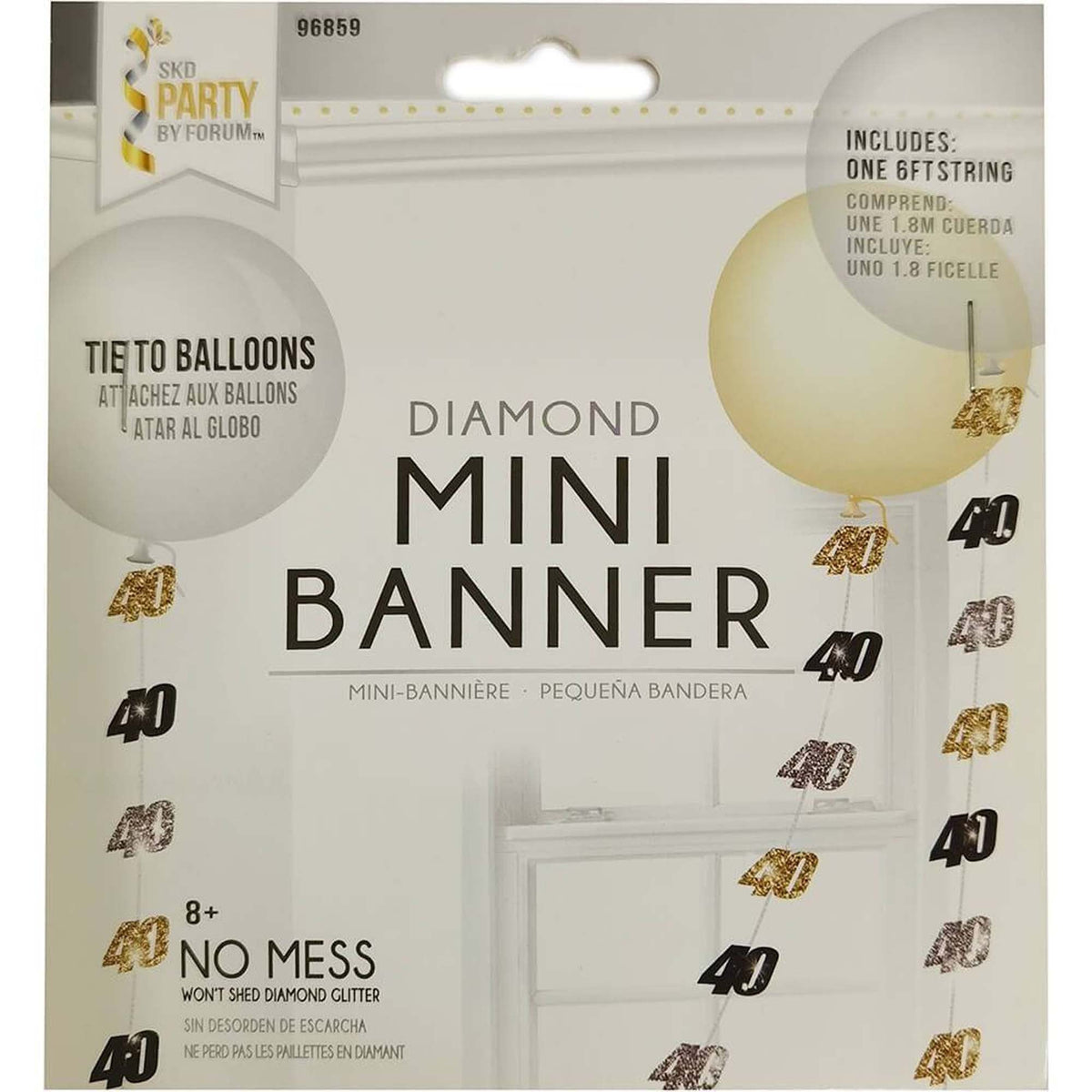 SKD PARTY BY FORUM Balloons #40 Balloon Mini Banner 749567968599