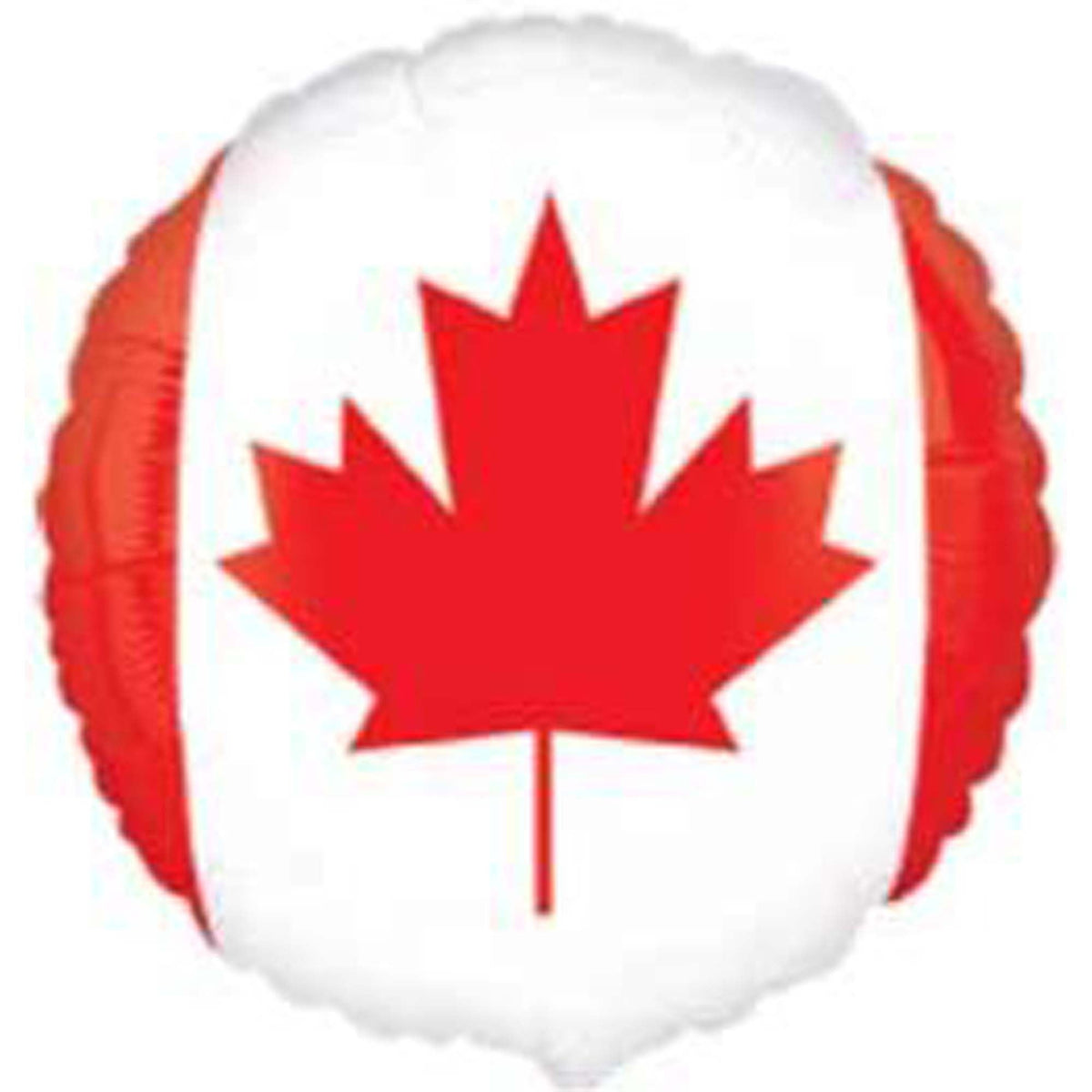 SKS NOVELTY CO LTD Balloons Canada Day Round Foil Balloon, 18 Inches, 1 Count 013051074982