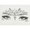 SS INTERNATIONALS Costume Accessories Iridescent Face Art Crystal Stickers, 1 Count 840482505644