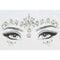 SS INTERNATIONALS Costume Accessories Iridescent Flower Face Art Crystal Stickers, 1 Count 840482505675
