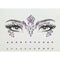 SS INTERNATIONALS Costume Accessories Purple Face Art Crystal Stickers, 1 Count 840482505651