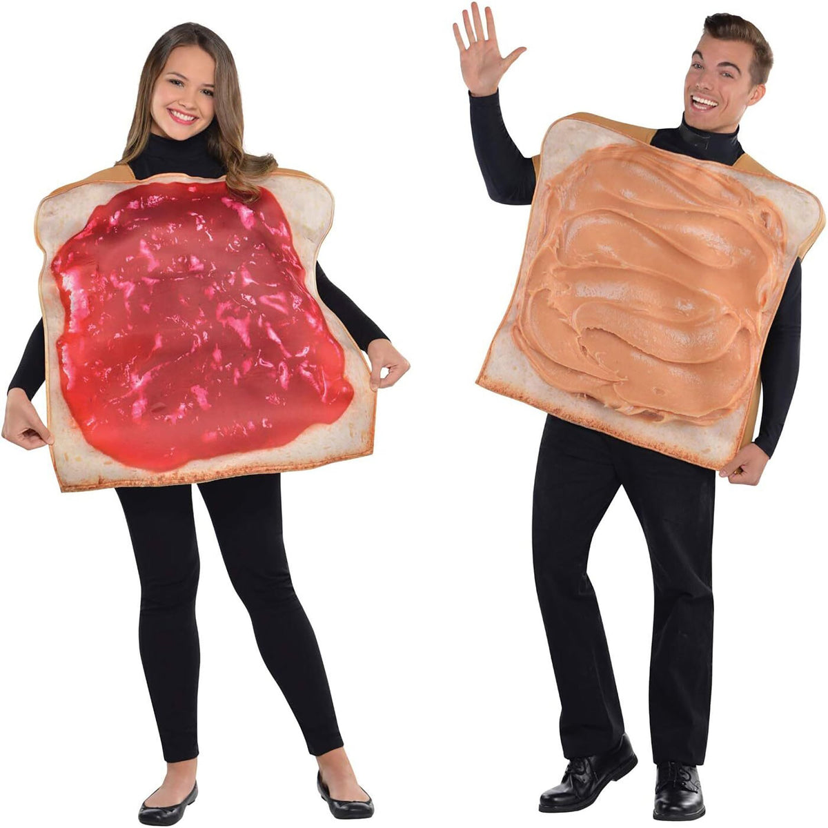 SUIT YOURSELF COSTUME CO. Costumes Peanut Butter and Jelly Costume for Adults