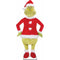 SUNSTAR INDUSTRIES Christmas Grinch Airblown Prop, Dr. Seuss, 48 Inches, 1 Count 191245186557