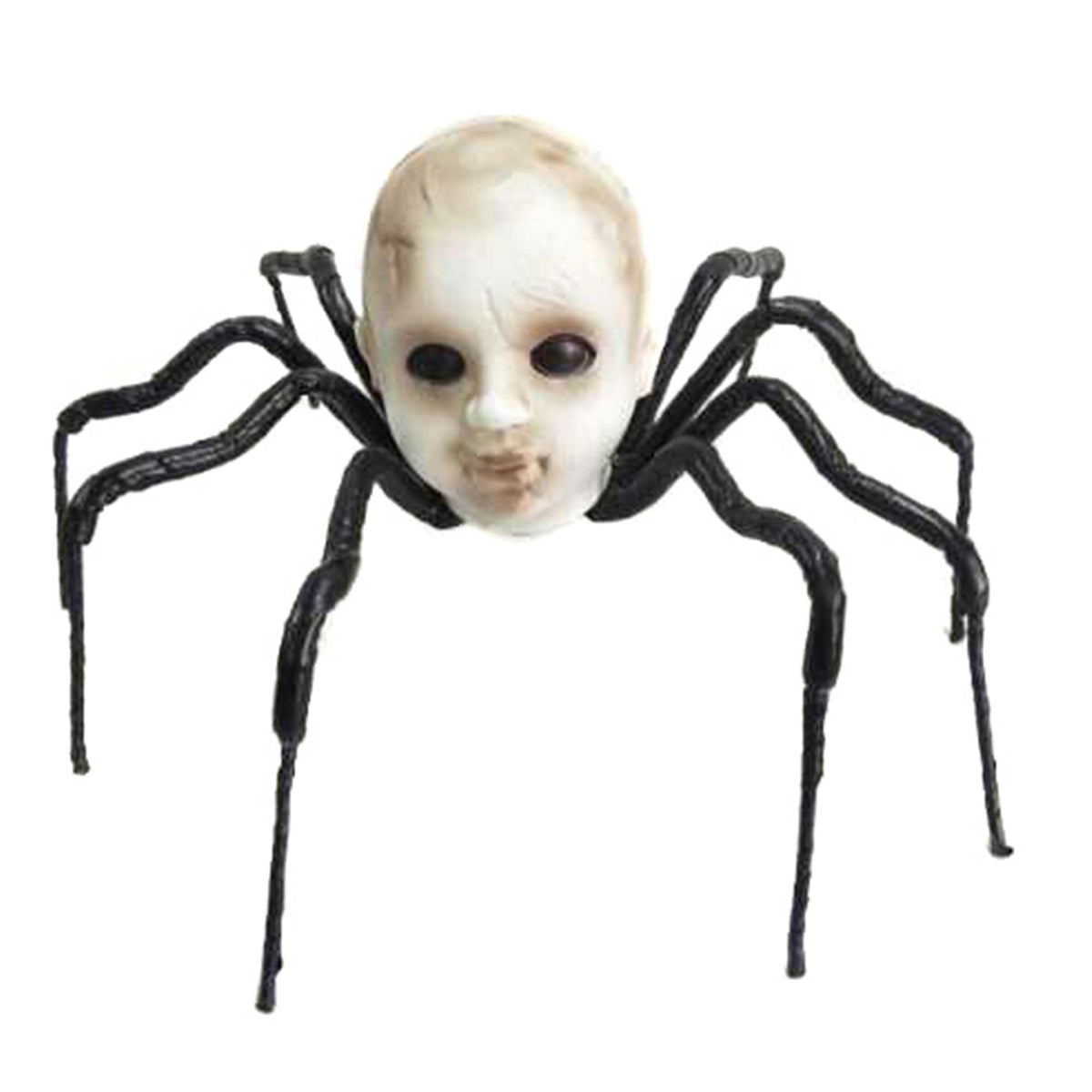 SUNSTAR INDUSTRIES Halloween Baby Head Spider, 23 Inches, 1 Count