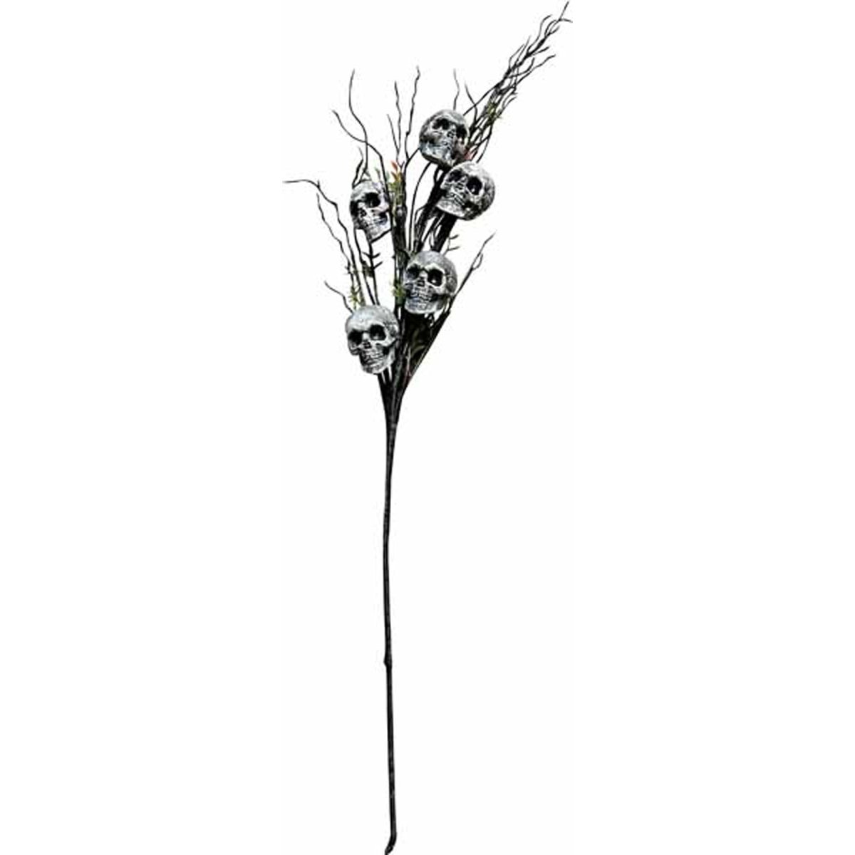 SUNSTAR INDUSTRIES Halloween Black Branch with Skulls, 5 Count 762543666265