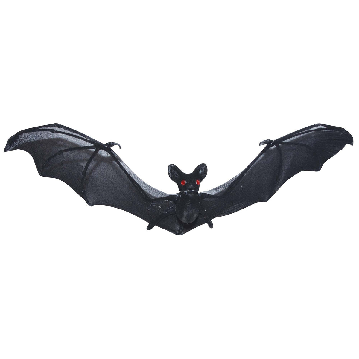SUNSTAR INDUSTRIES Halloween Black Nylon Bat, 1 Count