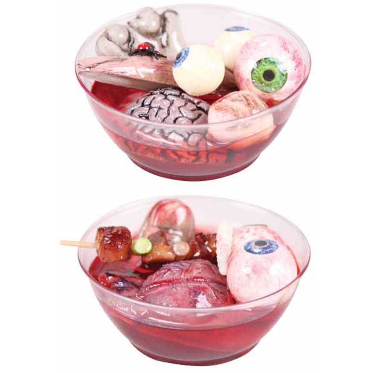 SUNSTAR INDUSTRIES Halloween Faux Body parts Bowl, Assortment, 1 Count 762543957271