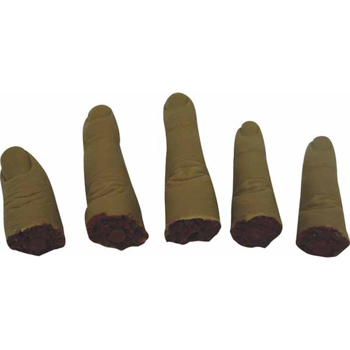 SUNSTAR INDUSTRIES Halloween Faux Silicone Finger Set, 5 Count 762543488386