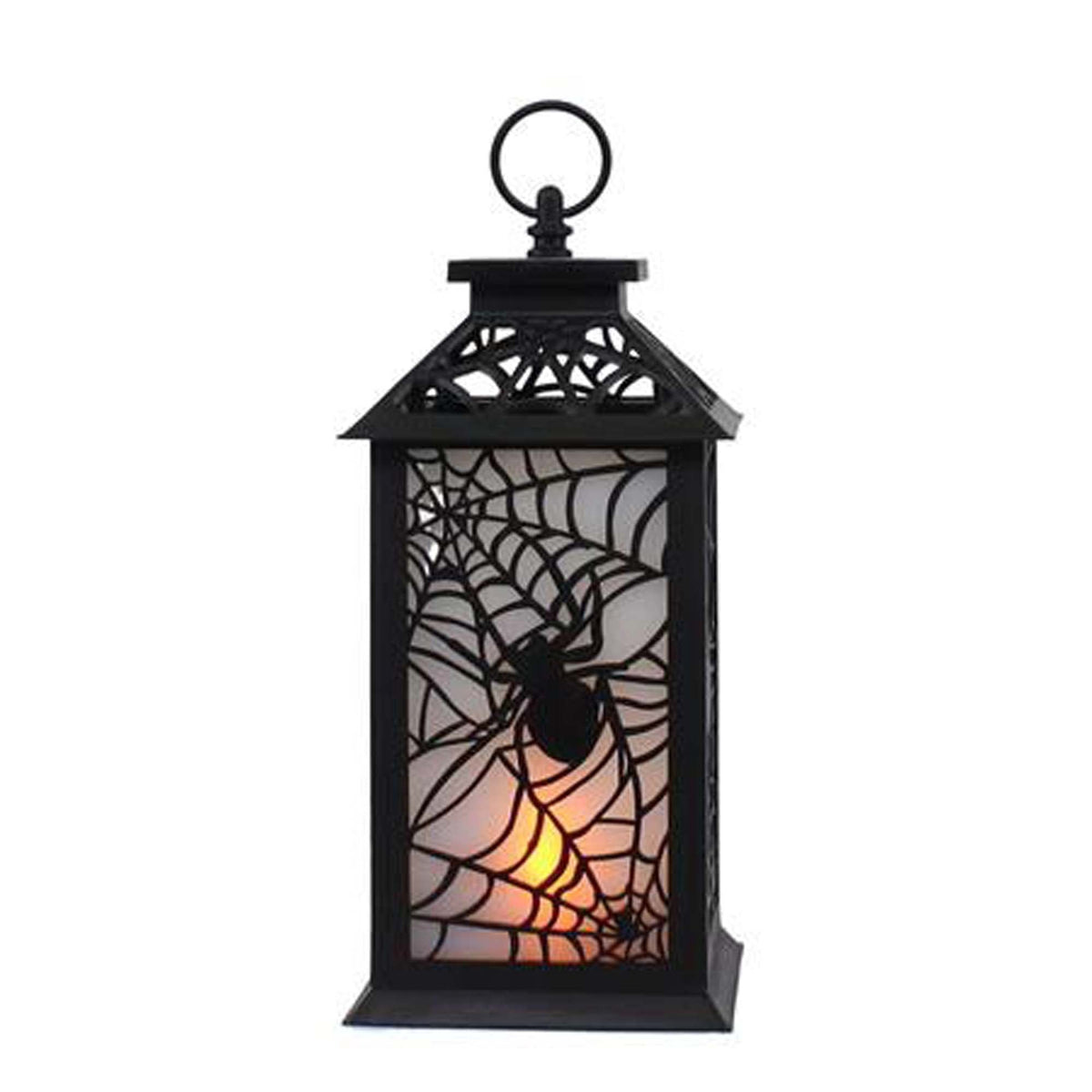 SUNSTAR INDUSTRIES Halloween Flaming LED Lantern, 12 Inches, 1 Count