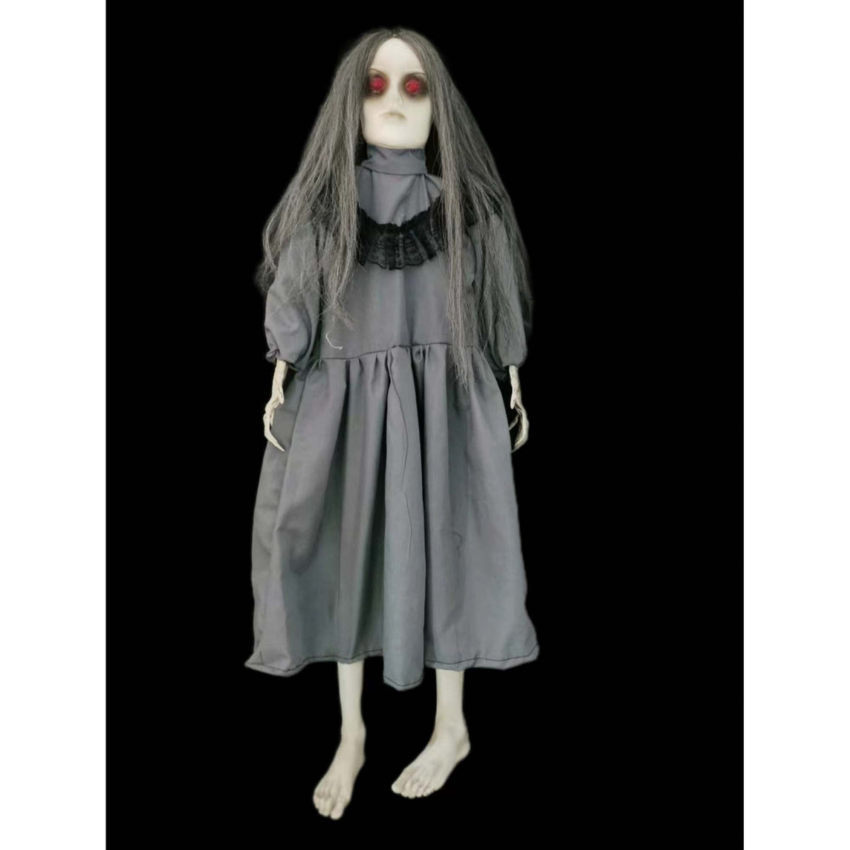 SUNSTAR INDUSTRIES Halloween Hanging Light-Up Woman, 1 Count 762543643303