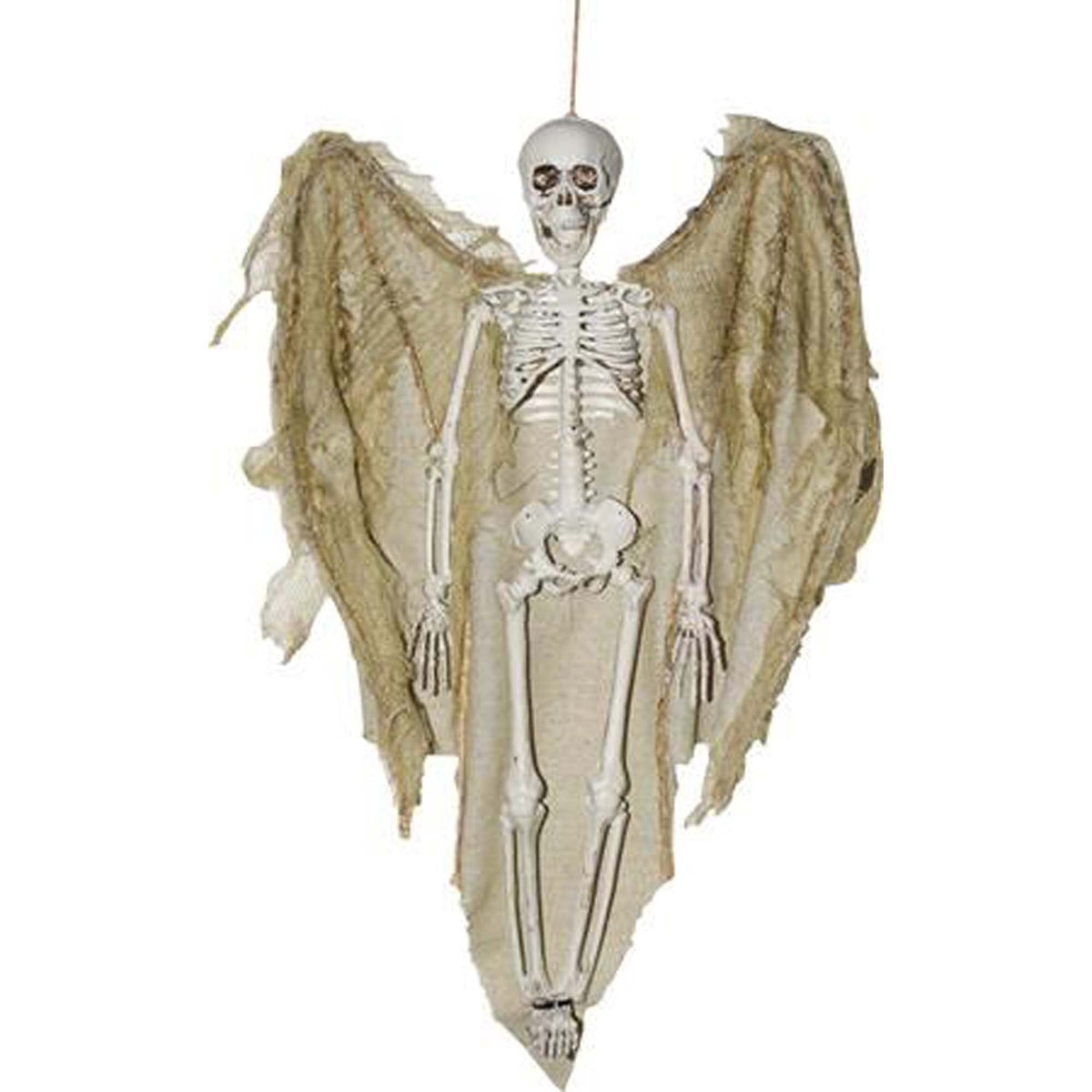 SUNSTAR INDUSTRIES Halloween Hanging Skeleton With Wings, 16 Inches, 1 Count