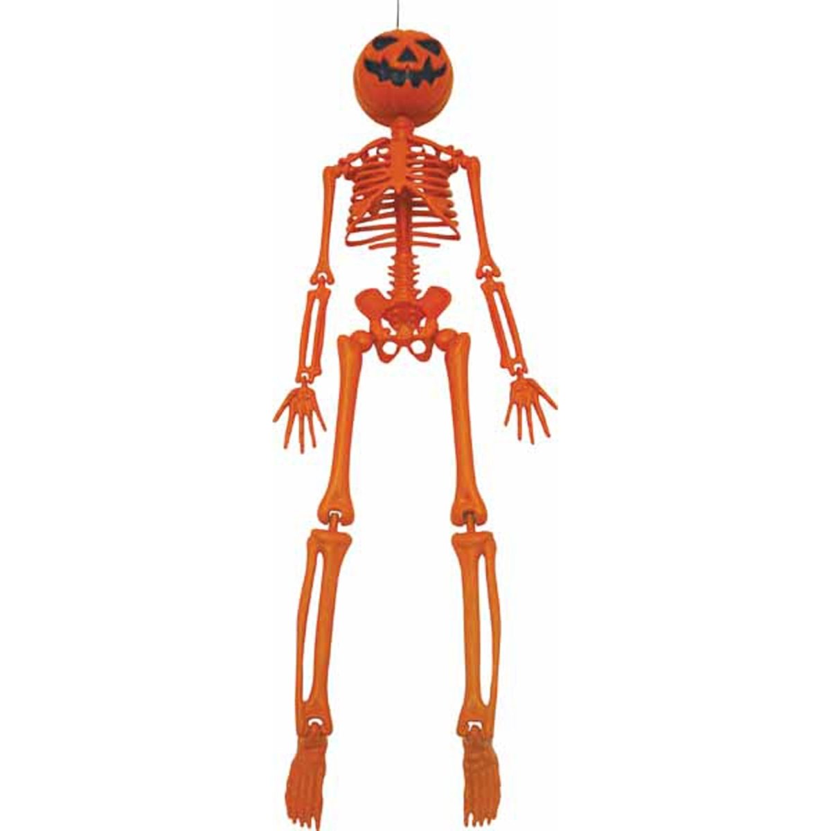 SUNSTAR INDUSTRIES Halloween Pumpkin Skeleton, 16 Inches, 1 Count 762543484999