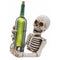 SUNSTAR INDUSTRIES Halloween Resin Skeleton Wine Holder, 8 Inches, 1 Count 762543484364