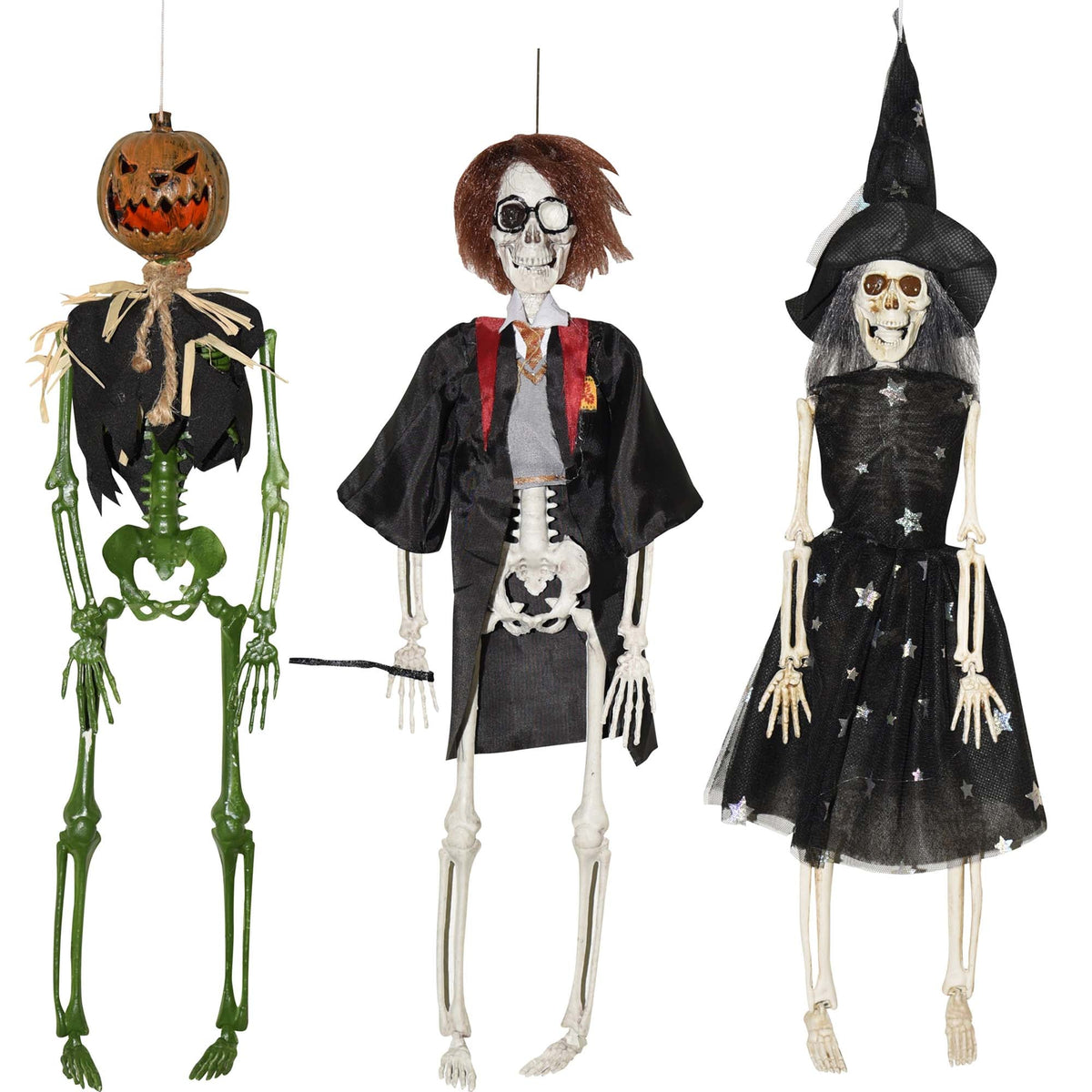 SUNSTAR INDUSTRIES Halloween Skeleton, 16 Inches, Assortment, 1 Count 762543955772