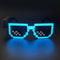 Taizhou Two Circles Trading Co. Ltd. Costume Accessories Blue LED Neon Sunglasses for Adults 810120719276
