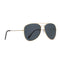 Taizhou Two Circles Trading Co. Ltd. Costume Accessories Gold Aviator Glasses for Adults 810077658680