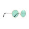Taizhou Two Circles Trading Co. Ltd. Costume Accessories Green Hippie Round Glasses for Adults 810077658710