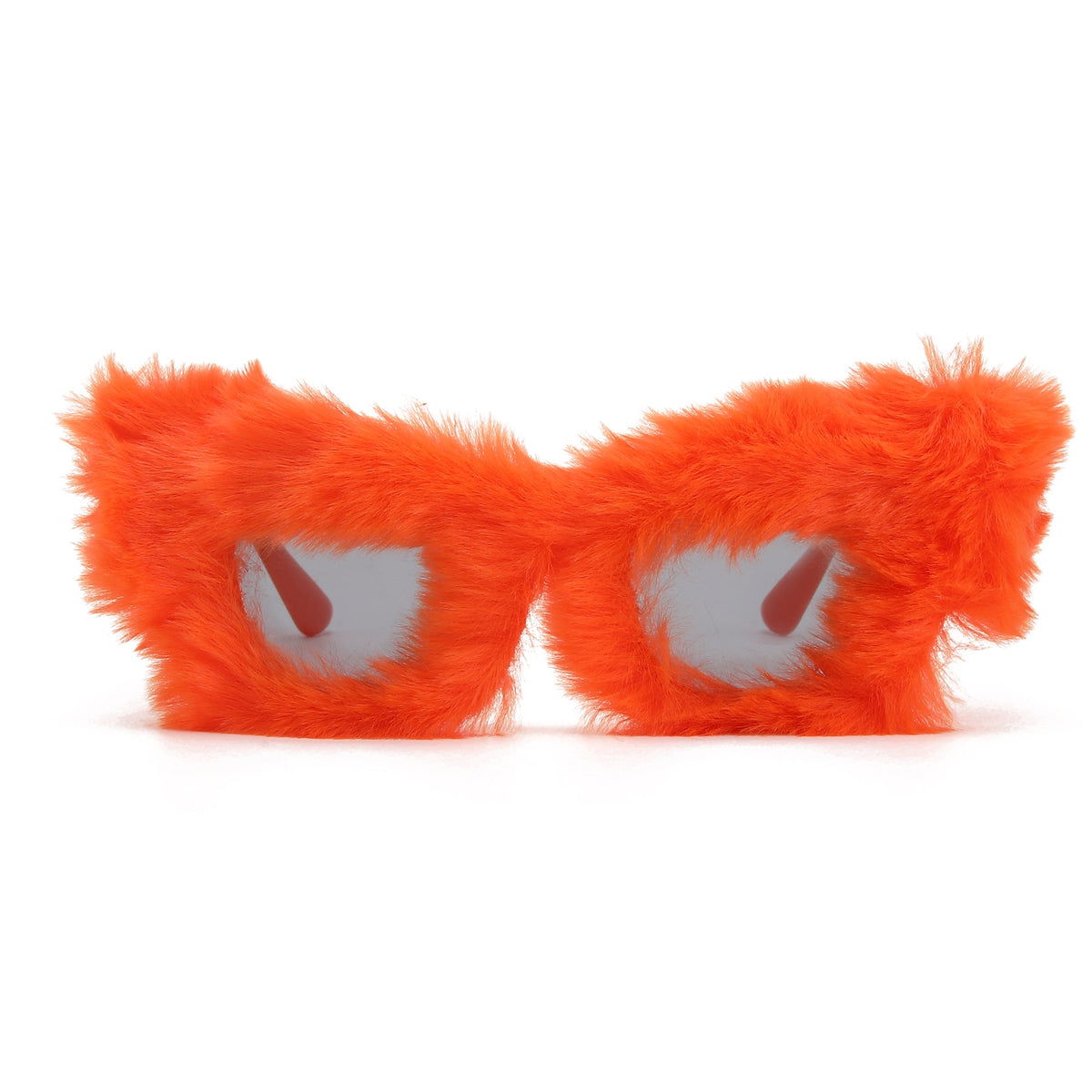 Taizhou Two Circles Trading Co. Ltd. Costume Accessories Orange Fur Sunglasses for Adults 810120719320