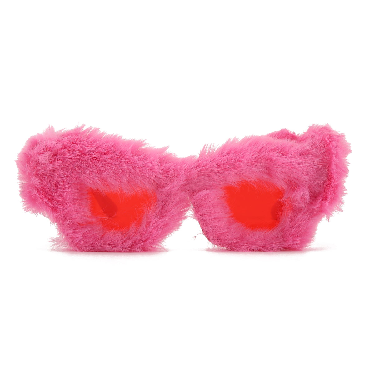 Taizhou Two Circles Trading Co. Ltd. Costume Accessories Pink Fur Sunglasses for Adults 810120719313