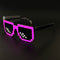 Taizhou Two Circles Trading Co. Ltd. Costume Accessories Pink LED Neon Sunglasses for Adults 810120719283