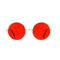 Taizhou Two Circles Trading Co. Ltd. Costume Accessories Red Hippie Round Glasses for Adults
