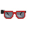 Taizhou Two Circles Trading Co. Ltd. Costume Accessories Red LED Neon Sunglasses for Adults 810120719306