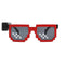 Taizhou Two Circles Trading Co. Ltd. Costume Accessories Red LED Neon Sunglasses for Adults 810120719306