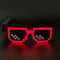 Taizhou Two Circles Trading Co. Ltd. Costume Accessories Red LED Neon Sunglasses for Adults 810120719306