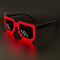 Taizhou Two Circles Trading Co. Ltd. Costume Accessories Red LED Neon Sunglasses for Adults 810120719306