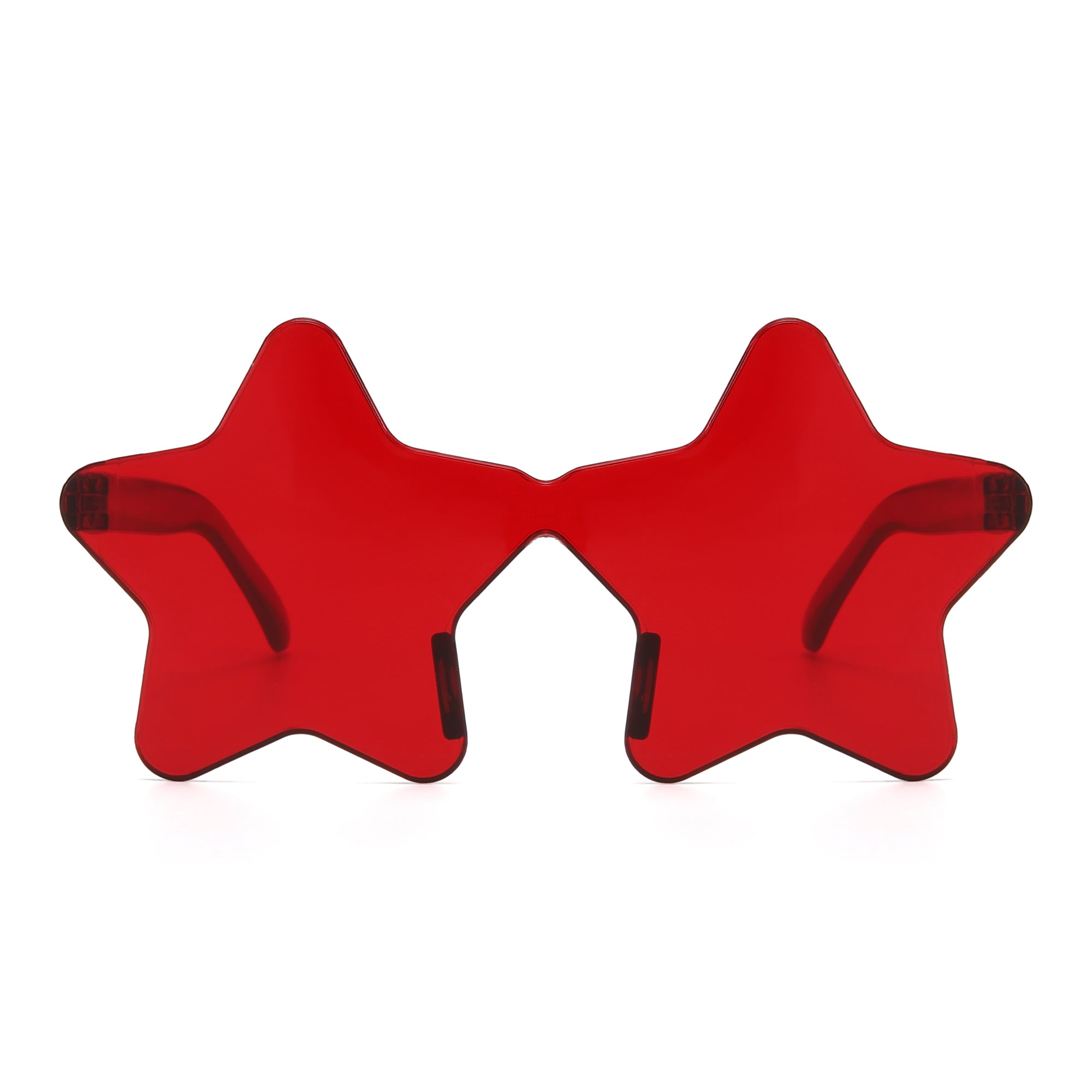 Red Star Shaped Sunglasses for Adults | Party Expert