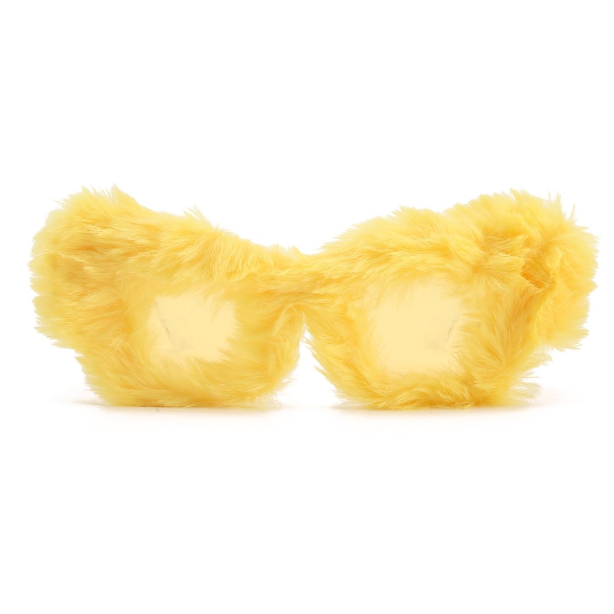 Taizhou Two Circles Trading Co. Ltd. Costume Accessories Yellow Fur Sunglasses for Adults 810120719344