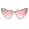 Taizhou Two Circles Trading Co. Ltd. General Birthday Pink Birthday Queen Rhinestone Sunglasses, 1 Count 810120715865