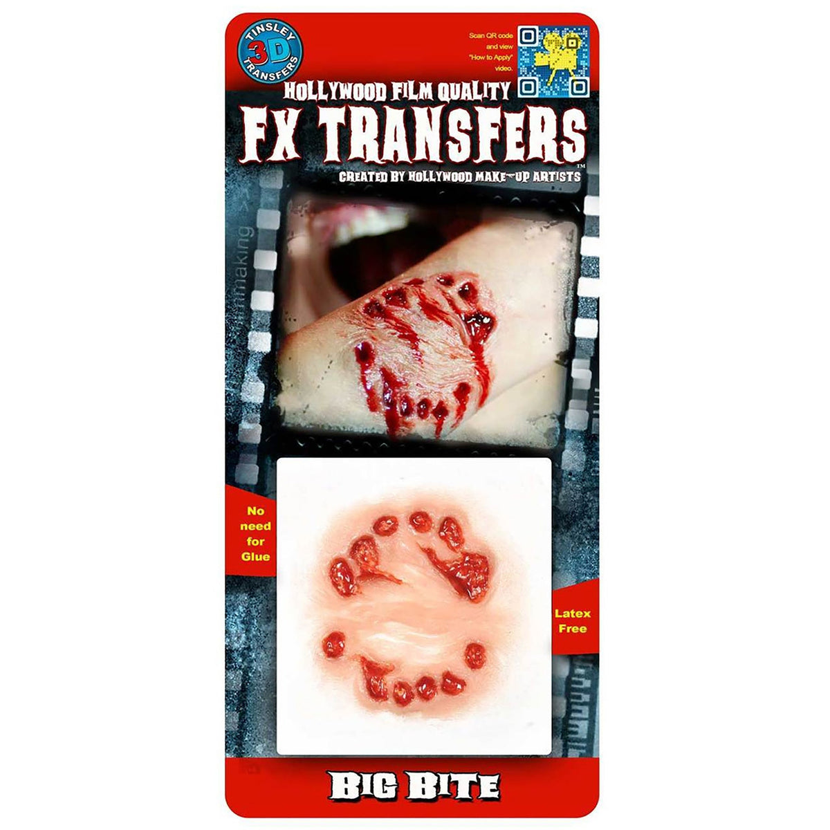 TINSLEY TRANSFERS INC Costume Accessories Big Bite Prosthetic, 1 count 857914003319