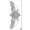 TINSLEY TRANSFERS INC Costume Accessories Mandala Beauty Bone Temporary Tattoo FX 813722023796