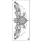 TINSLEY TRANSFERS INC Costume Accessories Mandala Beauty Bone Temporary Tattoo FX 813722023796