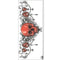 TINSLEY TRANSFERS INC Costume Accessories Ruby Skull Beauty Bone Temporary Tattoo FX 813722023826