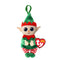 TY INC Christmas TY Beanie Bellies Plush with Clip, Elfonso, 1 Count